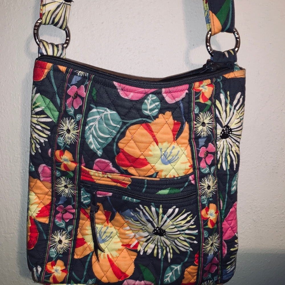 Vera Bradley flowered crossbody bag
